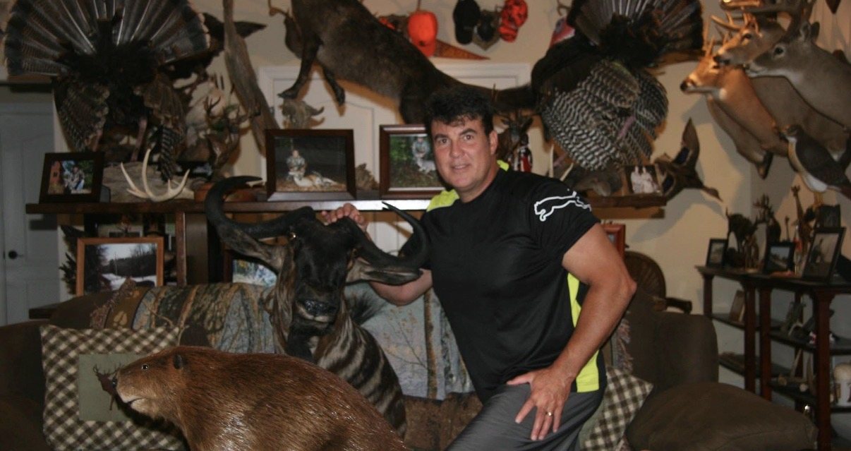 Jeff today, surrounded by a lifetime of hunting and conservation
